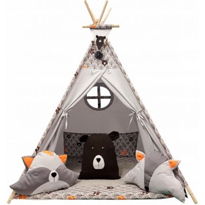 ELIS DESIGN Teepee Lesní zvířátka – Zboží Mobilmania