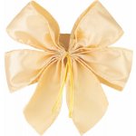 Dekorace MagicHome mašle, zlatá, balení 2 ks, 13 x 16 cm – Hledejceny.cz