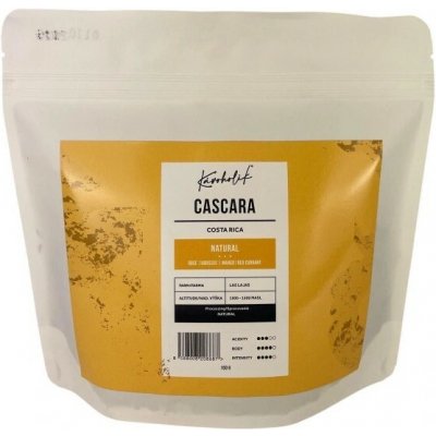 Kávoholik Kostarika Cascara Las Laja čaj z dužiny kávovníkových čerešní zrnková 150 g – Hledejceny.cz