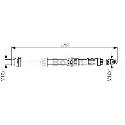 BOSCH Brzdová hadice 1 987 476 993 – Zbozi.Blesk.cz