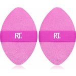 Real Techniques Miracle 2-In-1 Powder Puff Duo víceúčelové labutěnky pro nanášení pudrových a tekutých produktů 2 ks růžová – Zbozi.Blesk.cz
