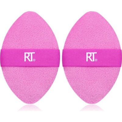 Real Techniques Miracle 2-In-1 Powder Puff Duo víceúčelové labutěnky pro nanášení pudrových a tekutých produktů 2 ks růžová – Zbozi.Blesk.cz