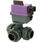 PVC Kulový el. třícestný ventil 50 mm CH-T (nové FIP-T) – Hledejceny.cz