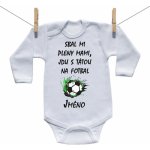 Boodyy Body s dlouhým rukávem Jdu s tátou na fotbal – Zboží Dáma