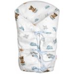 Baby Nellys Klasická retro zavinovačka LALLY šněrovací s výplní Méďa pilot modrý – Hledejceny.cz