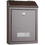 Schránka poštovní RADIM 21 x 30 cm hnědá – Hledejceny.cz