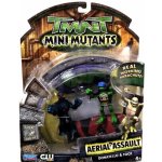 TMNT Želvy Ninja mini mutants sada s padákem a figurkou Mike a Elite Foot – Zboží Mobilmania
