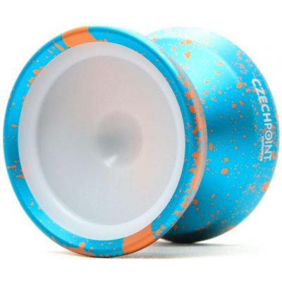 JoJo-YoYo YOYOFACTORY Czech Point Pivot Fingerspin Vashek Kroutil Signature TEAL-ORANGE – Sleviste.cz