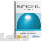 Generica Simethicon 80 mg 50 měkkých želatinových kapslí – Hledejceny.cz