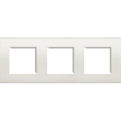 BTicino LivingLight rámeček hranatý 2+2+2-modulový LNA4802M3BI – Hledejceny.cz