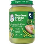 Gerber Organic Brokolice hrášek krutí maso 190 g – Zboží Dáma