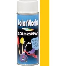 Color Works Colorspray 918501 zlato-žlutý alkydový lak 400 ml
