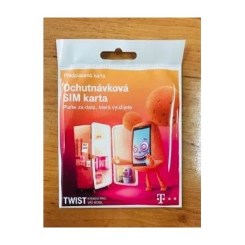 PŘEDPLACENÁ T-MOBILE TWIST SIM KARTA - kredit 10 Kč 8595108709266