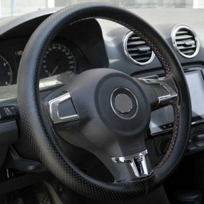 PREXIM Potah na volant perforovaný černý | Zboží Auto