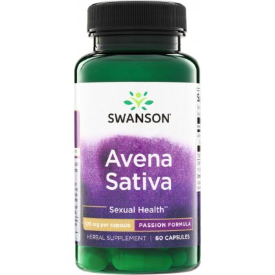 Swanson Avena Sativa Extract 575 mg 60 kapslí – Hledejceny.cz