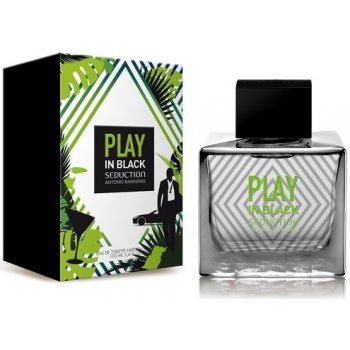 Antonio Banderas Play in Black Seduction toaletní voda pánská 100 ml