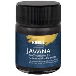 Barva na světlý a tmavý textil Javana 50 ml černá – Zboží Mobilmania