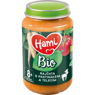Hami Bio Rajčata s pastinakem a telecím 190 g – Zboží Mobilmania