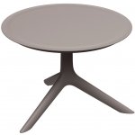 Lazy Momo Kávový stolek mini oval RIMO 593x570x405 mm Taupe – Hledejceny.cz