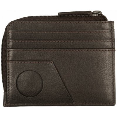 Tom Tailor Kožené pouzdro na karty s RFID Tom Tailor Bela 011286 tmavě hnědé – Sleviste.cz