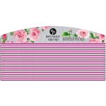 BIO nails Pilník profi 100/100 zebra půlměsíc rose 20 ks – Zboží Dáma