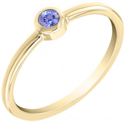 Eppi zlatý minimalistický prsten s tanzanitem Fortuna R36319 od 8 440 Kč -  Heureka.cz