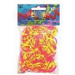 RAINBOW LOOM Original gumičky 300 kusov ružovo žlté – Zboží Dáma