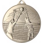 Designová kovová medaile | Volejbal Barva: Stříbro, Průměr: 4,5 cm – Zboží Dáma
