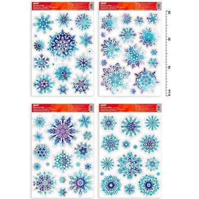 Okenní fólie MFP Paper vánoce glitr VA008 20x30cm – Hledejceny.cz