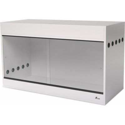 Diversa dřevěné terárium s úložným prostorem bílé 120 x 50 x 72 cm – Hledejceny.cz