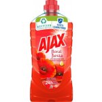 Ajax na podlahu Red Flowers 1 l – Zboží Mobilmania