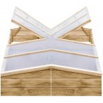 zahrada-XL impregnovaná borovice 200 x 50 x 35 cm 2 ks – Sleviste.cz