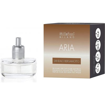 Millefiori Milano Aria náplň do elektrického difuzéru Santal a bergamot 20 ml