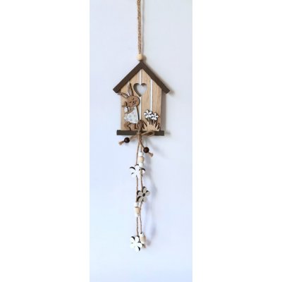 Zajíc s domečkem a květinami 6816504 – Zboží Dáma