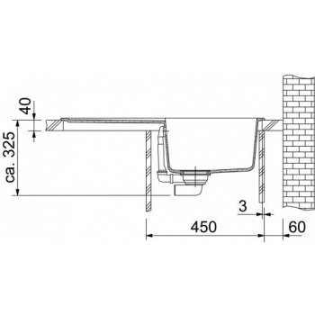 Franke BFG 611-78 grafit