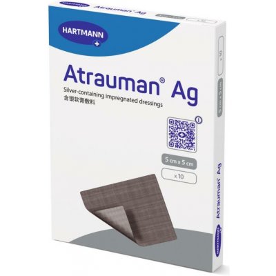 Hartmann Atrauman Ag sterilní 5 x 5 cm 10 ks – Hledejceny.cz