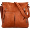 Kabelka Trendy dámská crossbody kabelka Linus hnědá