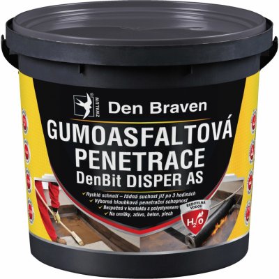 DEN BRAVEN Gumoasfaltová penetrace DenBit DISPER AS 5 kg – Hledejceny.cz