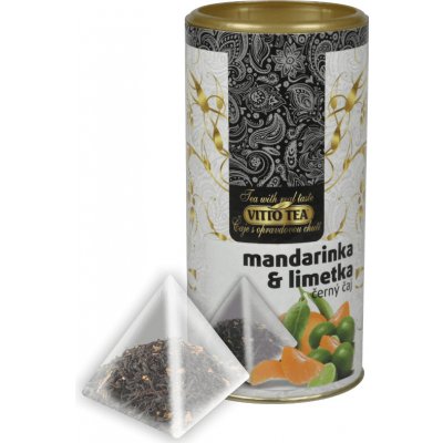 Vitto Tea Černý čaj Mandarinka limetka 15 x 1,5 g