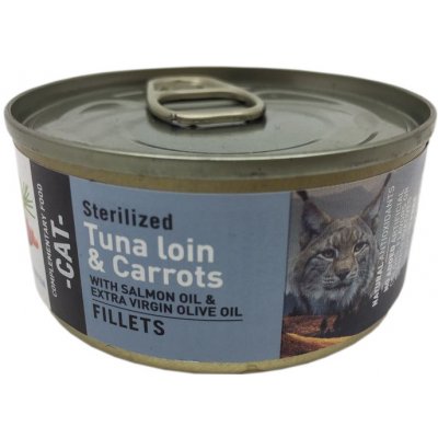 Bravery cat STERILISED TUNA loin carrot jelly salmon 5 x 70 g – Hledejceny.cz