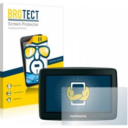 2x BROTECTHD-Clear Screen Protector TomTom Start 25 Europe Traffic