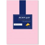 SCANquilt napínací prostěradlo jersey elastic lycra růžové 120x200x30 – Zboží Dáma