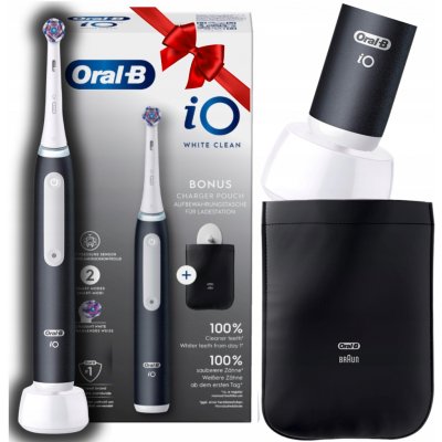 Oral-B iO White Clean Black – Zboží Dáma
