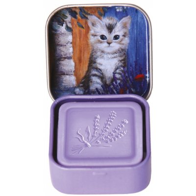 Esprit Provence Kočička tuhé mýdlo v plechovce 25 g – Zbozi.Blesk.cz