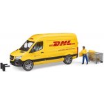 Bruder 2671 Mercedes-Benz Sprinter DHL s řidičem a příslušenstvím – Zboží Dáma