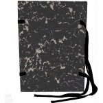 HIT Office Spisové desky s tkanicí A4, černý mramor, 25 ks – Zboží Živě