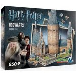 Wrebbit 3D puzzle Harry Potter Bradavice Velká síň 850 ks – Zboží Dáma