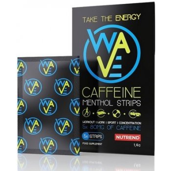 Nutrend Wave Caffeine mentol strips 14 g