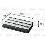 Vzduchový filtr VALEO 585344 – Hledejceny.cz