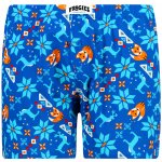 Frogies Pánske trenky Winter classic Christmas světle modrá – Zboží Dáma